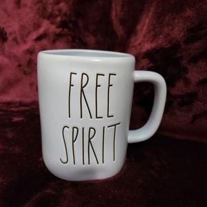 Rae Dunn baby blue 'Free Spirit' Mug